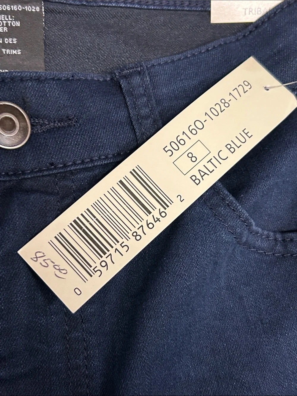 NEW Tribal Favorite Navy Blue Straight Jeans